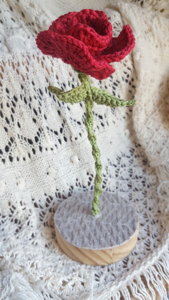Rose au crochet coton Phildar